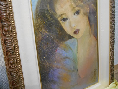 磐田店】◇絵画/工藤静香作/「誘惑」◇買取りさせて頂きました。｜買取実績｜<?php  require($_SERVER['DOCUMENT_ROOT'] . '/include/siteName.php'); ?>